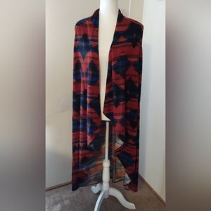 Pink Bouquets Kimono Aztec Southwestern Weekend Evening Women's Size XL